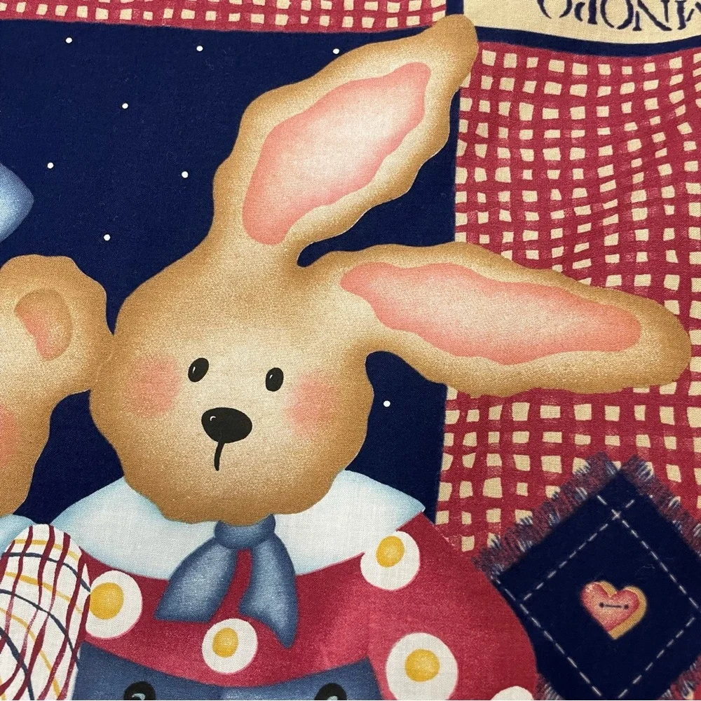 Vintage 1997 Daisy Kingdom Quilt Panel Fabric Project Applique Sew Baby #K17